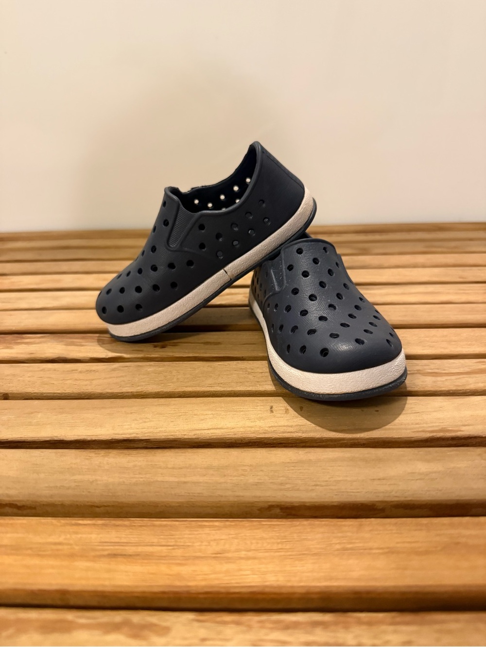 Cat & Jack Navy Blue Slip-On Perforated Kids Water Shoes